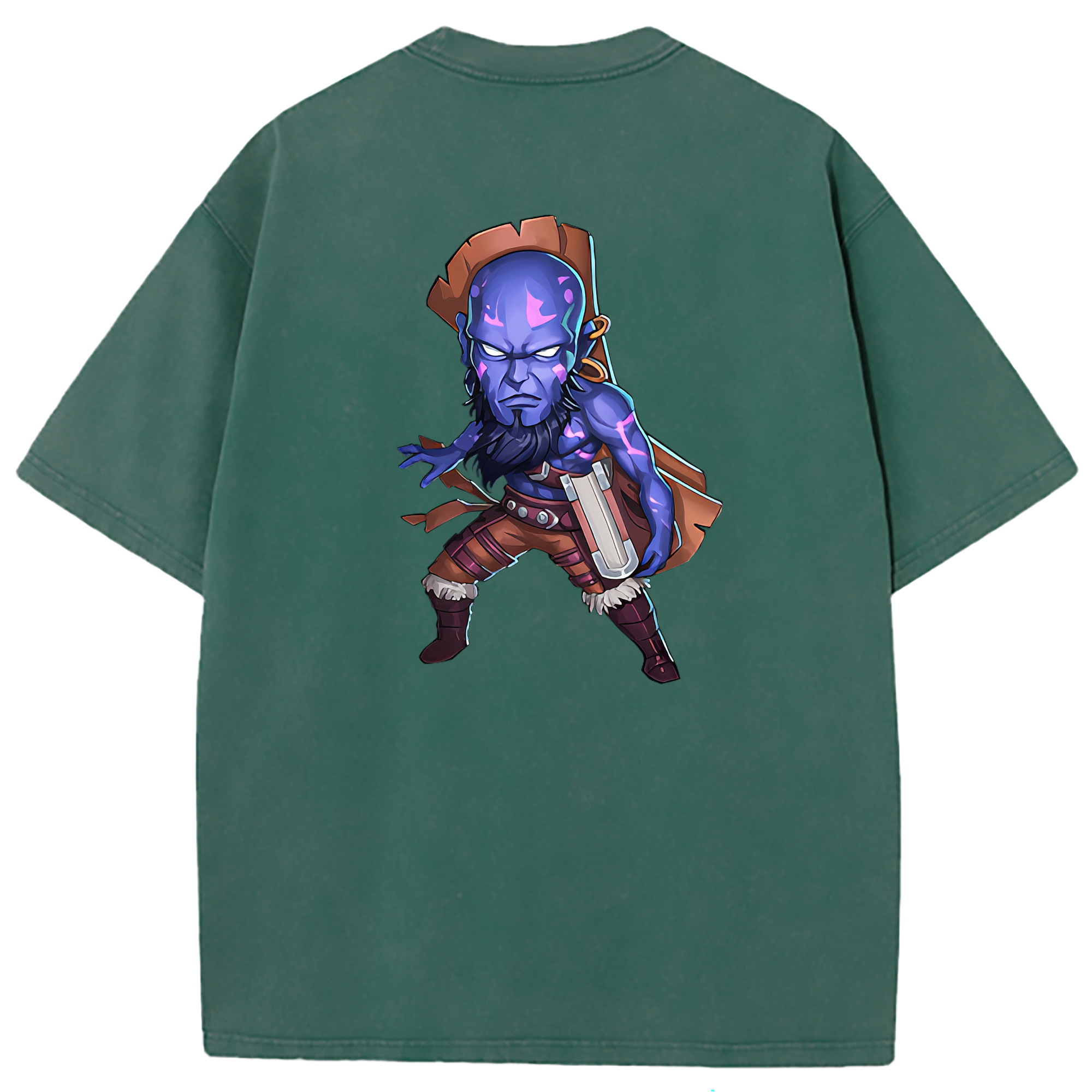 （画像用） リーグ・オブ・レジェンド League of Legends LOL 綿100% ヴィンテージ風 半袖Tシャツ（背面プリント）